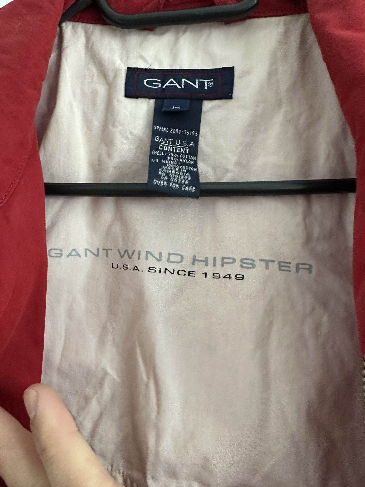 Gant Gant light jacket red Size US M / EU 48-50 / 2 - 3 Thumbnail