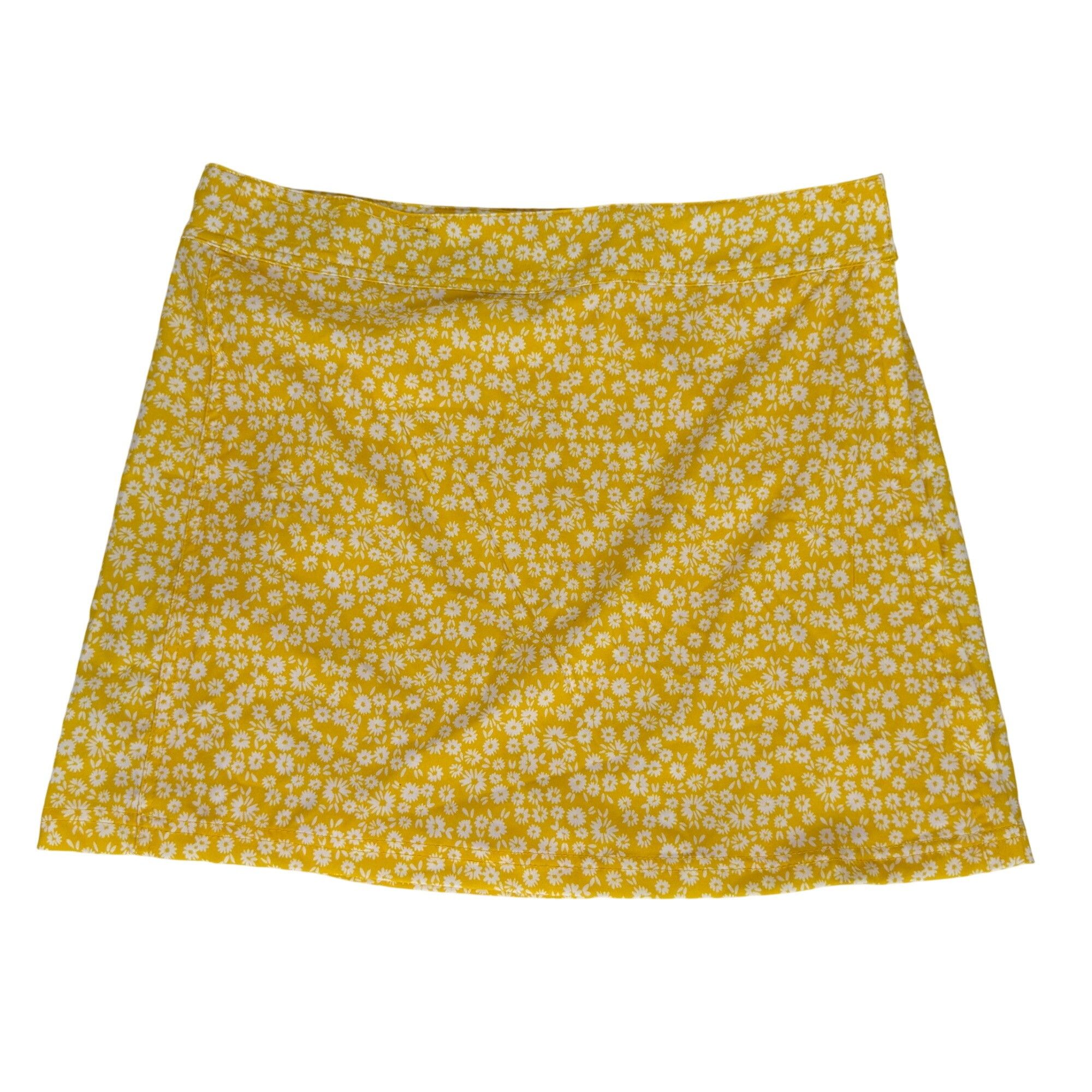 Other Rip Skirt Hawaii Women's Floral Wrap Skirt Size M Yellow Size 28" / US 6 / IT 42 - 1 Thumbnail