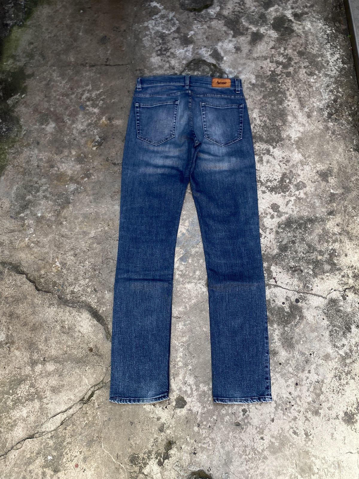 Acne Studios Acne Studios Blue Wash Slim Jeans - Roc The Boat Size US 29 - 2 Thumbnail