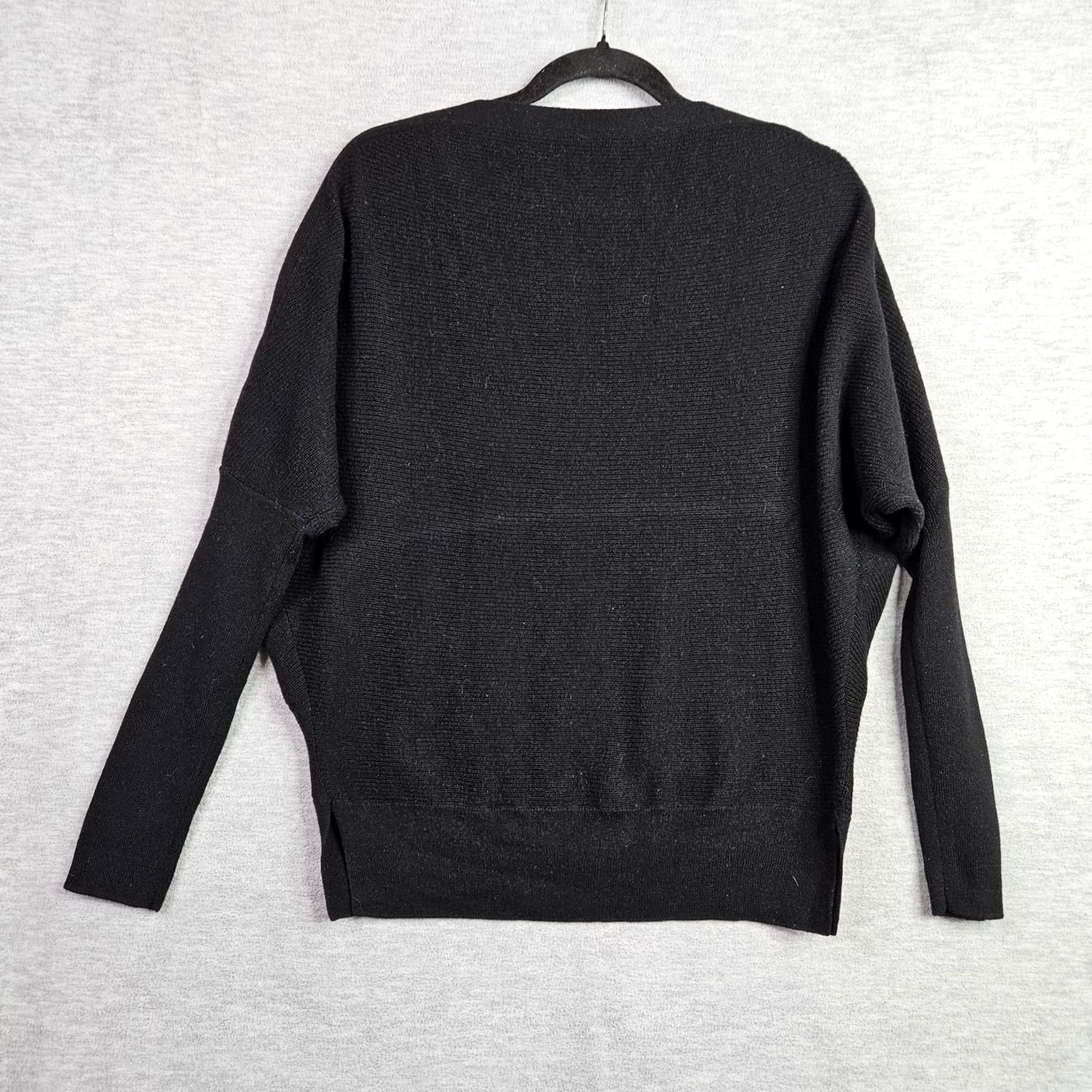 Allsaints AllSaints Womens Small Black Knit Pullover - Vintage Condition Size S / US 4 / IT 40 - 2 Thumbnail