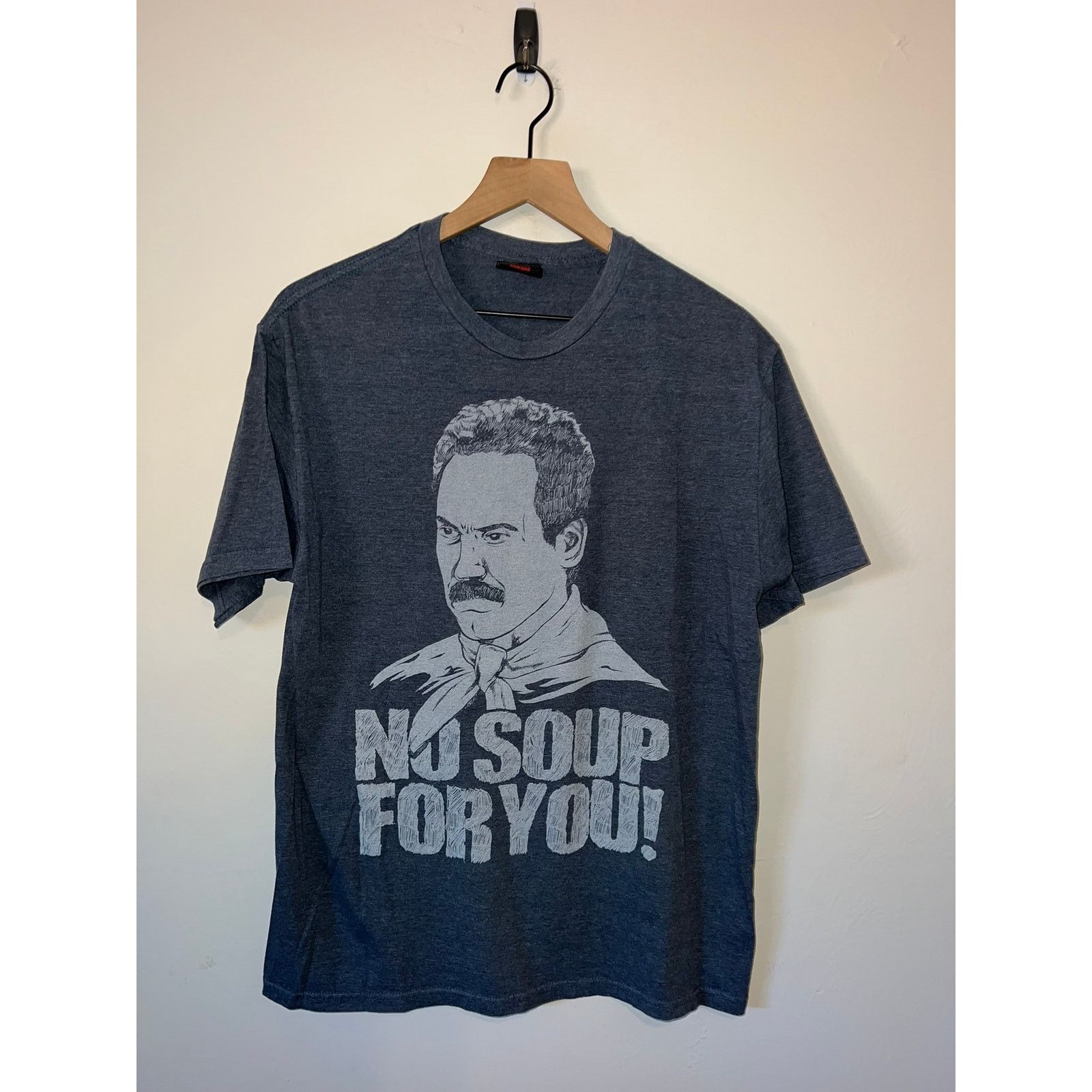 Vintage Y2K Seinfield Shirt No Soup For You Blue Humor TV Show Tee L Size US L / EU 52-54 / 3 - 1 Thumbnail