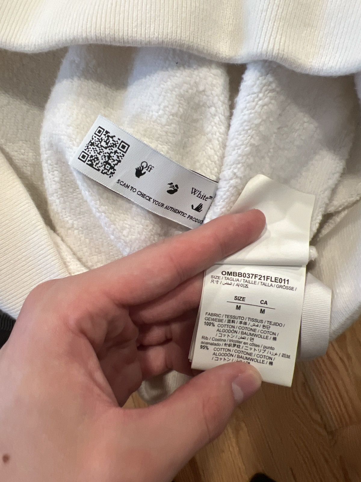 Off-White Off white Carravagio hoodie Size US M / EU 48-50 / 2 - 7 Thumbnail