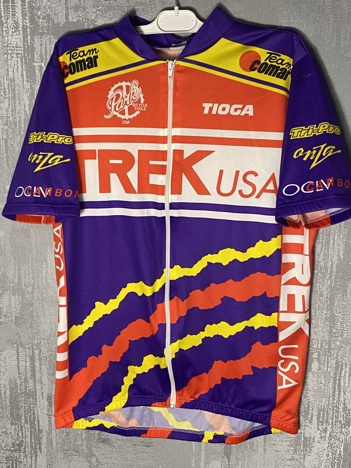 Vintage Vintage 80x TREK USA Cycling Comar Team bicycle Tools USA Size US XL / EU 56 / 4 - 1 Thumbnail
