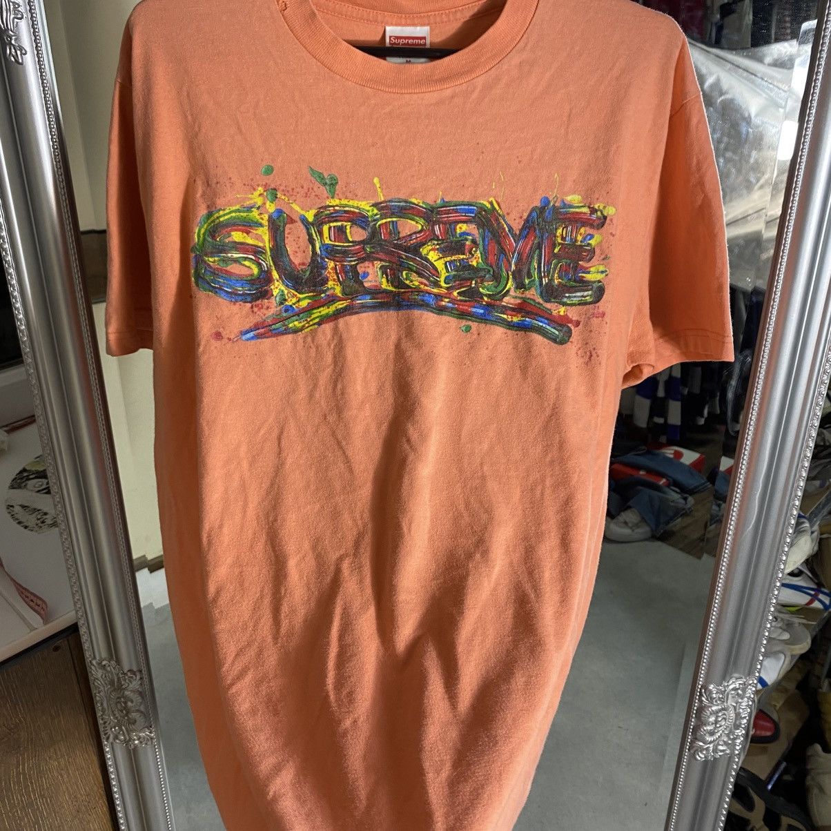 Supreme Supreme t shirt big logo Size US M / EU 48-50 / 2 - 3 Thumbnail