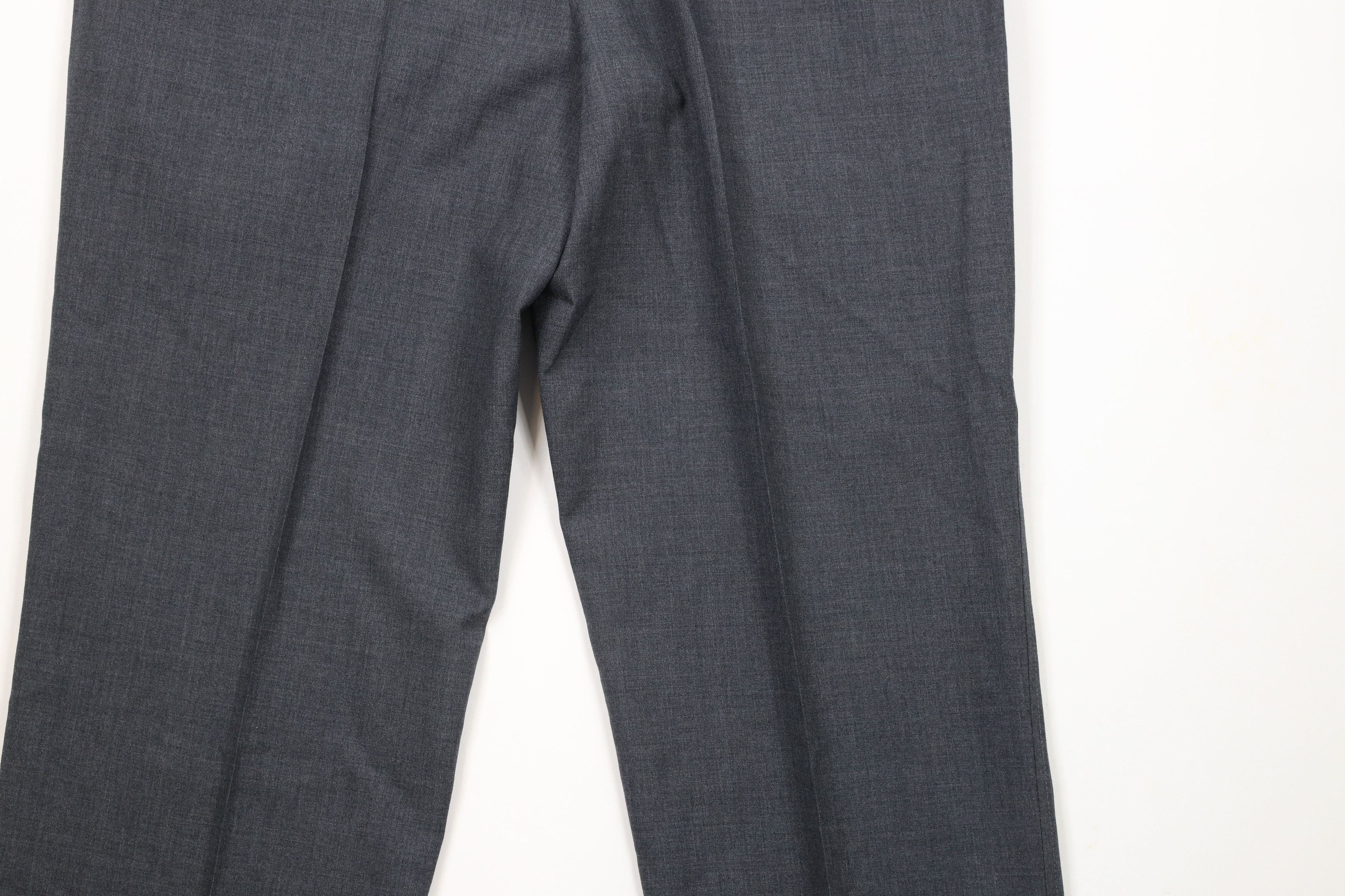 Lands' End × Vintage Vintage 90s Lands End Wool Pleated Cuffed Pants Trousers USA Size US 36 / EU 52 - 10 Thumbnail