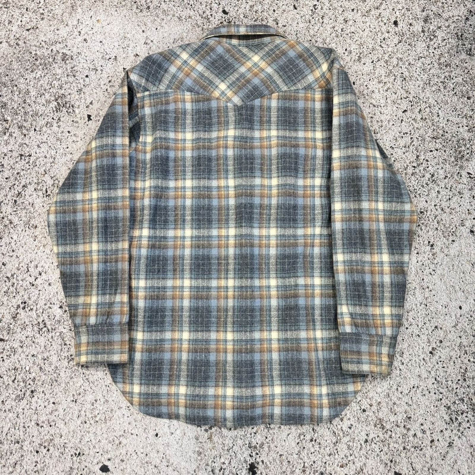 Pendleton 70s Pendleton Western Plaid Shirt ERD Grunge Margiela RRL Size US L / EU 52-54 / 3 - 8 Thumbnail