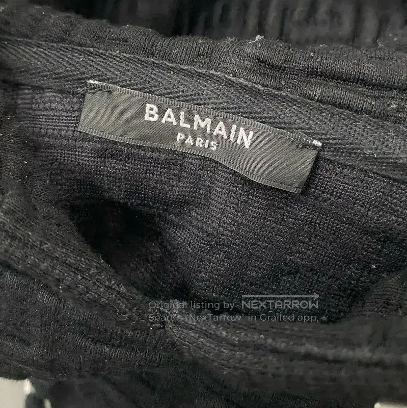 Balmain Balmain Black Long Sleeve Hoodie for Men . Size US S / EU 44-46 / 1 - 5 Thumbnail