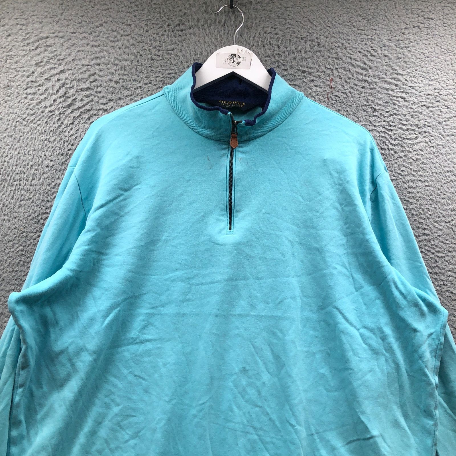 Polo Ralph Lauren Polo Golf Ralph Lauren 1/4 Zip Sweater Pullover Mens XL Blue Size US XL / EU 56 / 4 - 7 Thumbnail