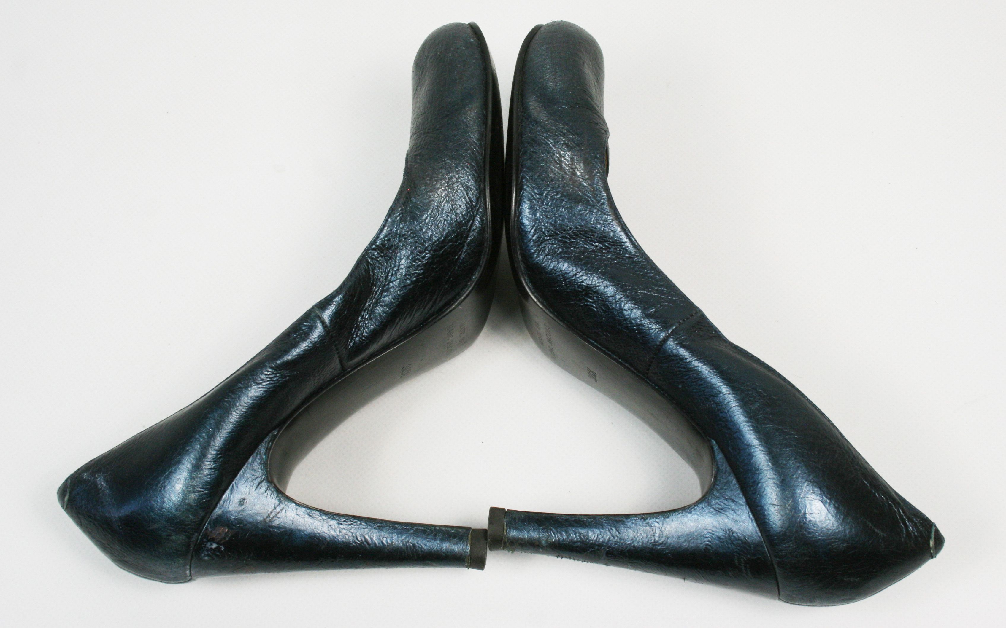 Marc Jacobs Nude Pattern Leather Heels Size US 8.5 / IT 38.5 - 6 Thumbnail