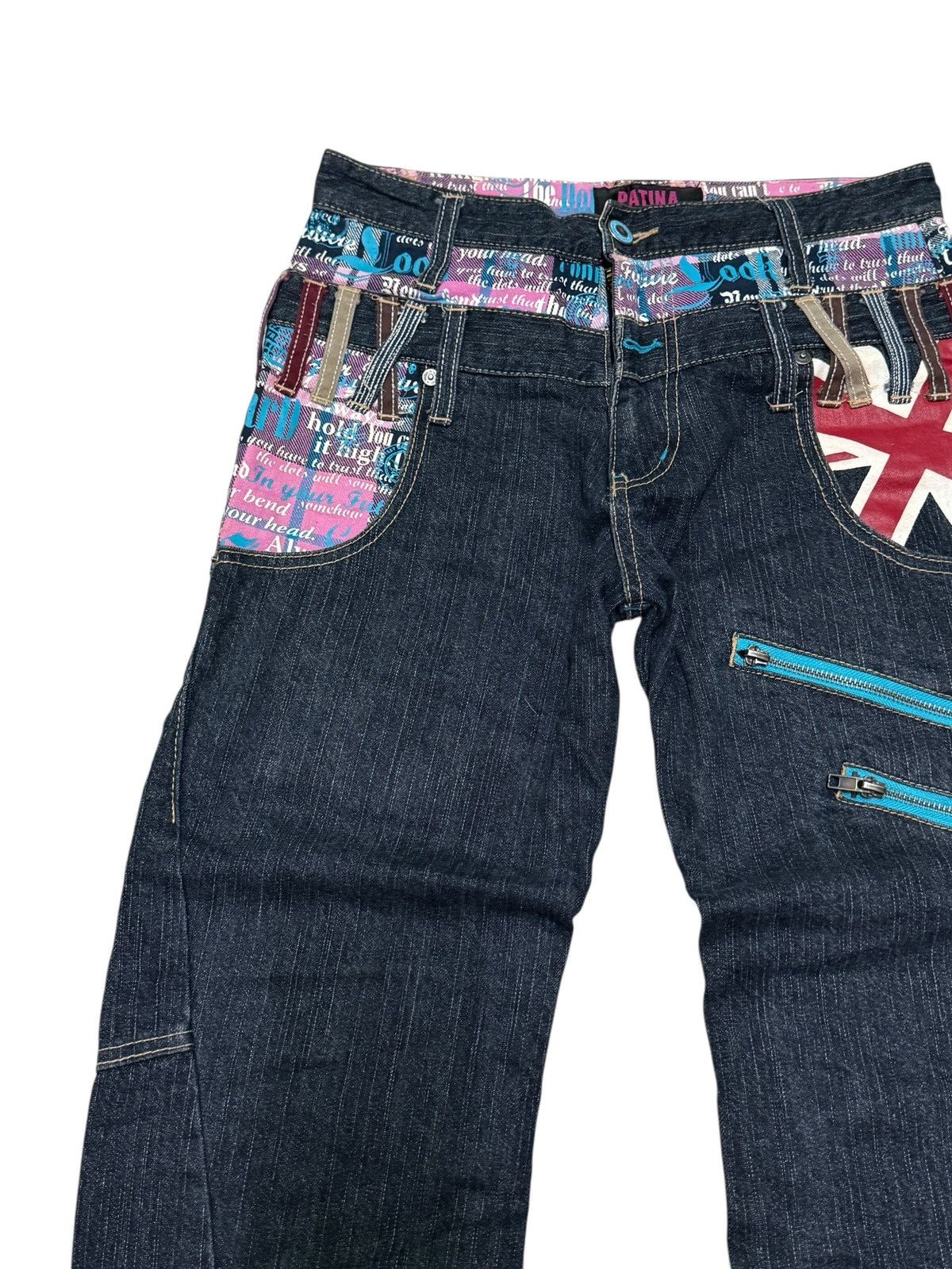 Japanese Brand Japan PATINA Double Waist Zipper Multipocket Denim Pants Size US 28 / EU 44 - 4 Thumbnail
