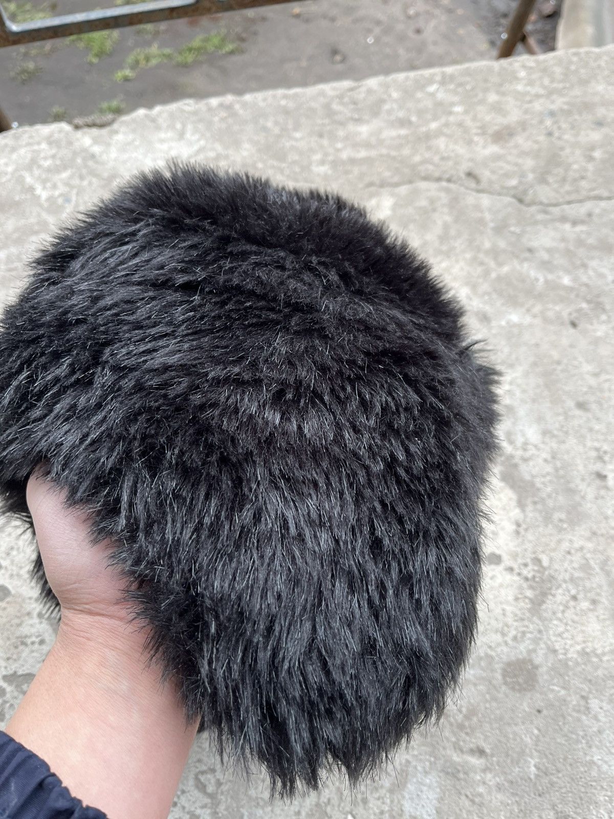 Hysteric Glamour × If Six Was Nine × Japanese Brand 90s Japanese Fur Faux Fuzzy Trapper Mohair Ushanka Hat Y2K Size ONE SIZE - 4 Thumbnail