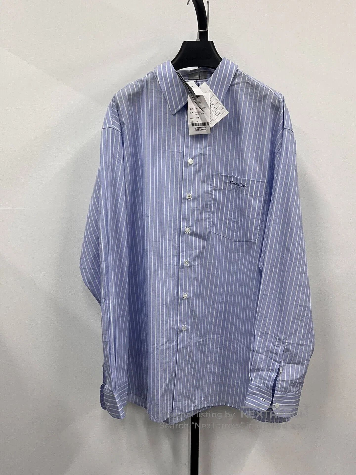 Dior dior fw22 striped long sleeve shirt. Size US M / EU 48-50 / 2 - 1 Thumbnail