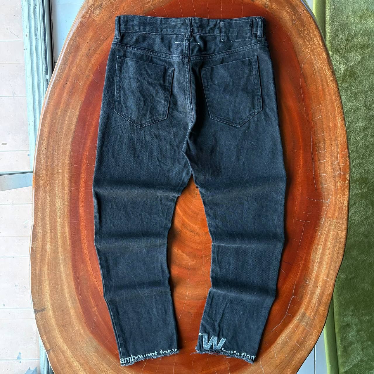 Maison Margiela Maison Martin Margiela Paris MM6 Black Denim Jeans Size US 29 - 2 Thumbnail