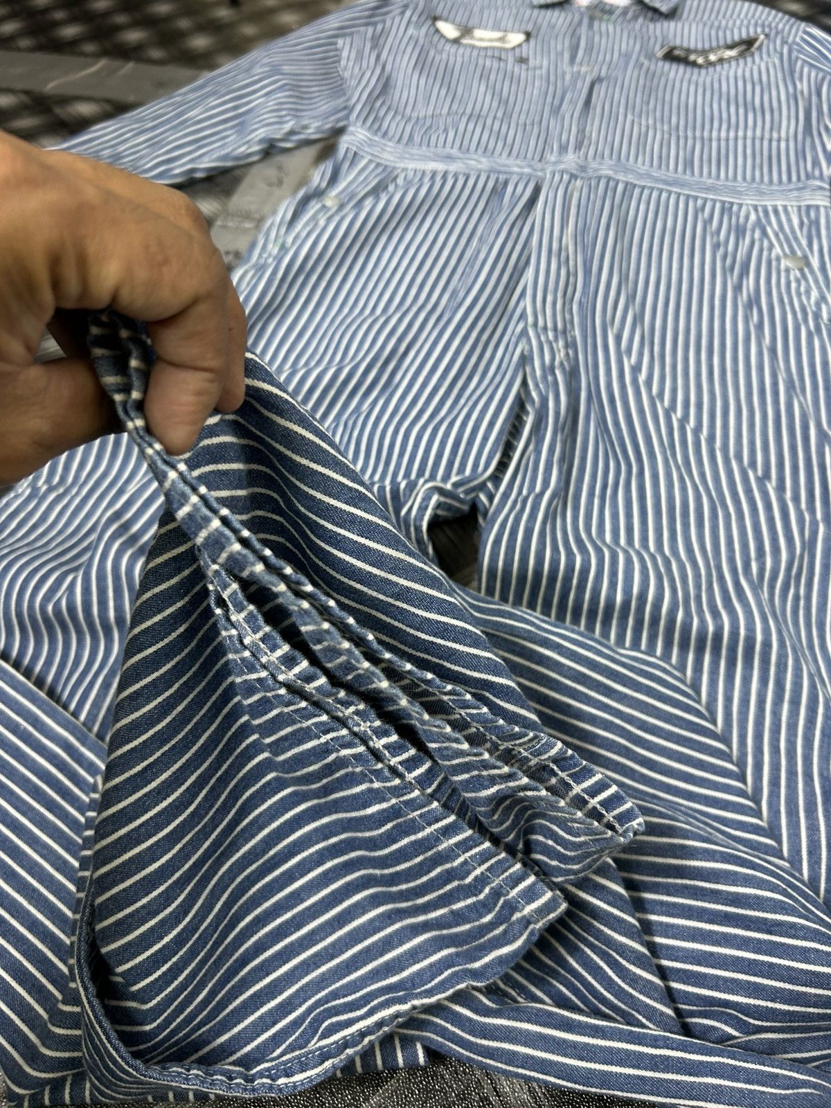 Japanese Brand ⚡️Vintage RNA inc Japan Hikori Workers Clothing Coverall Size US 34 / EU 50 - 7 Thumbnail