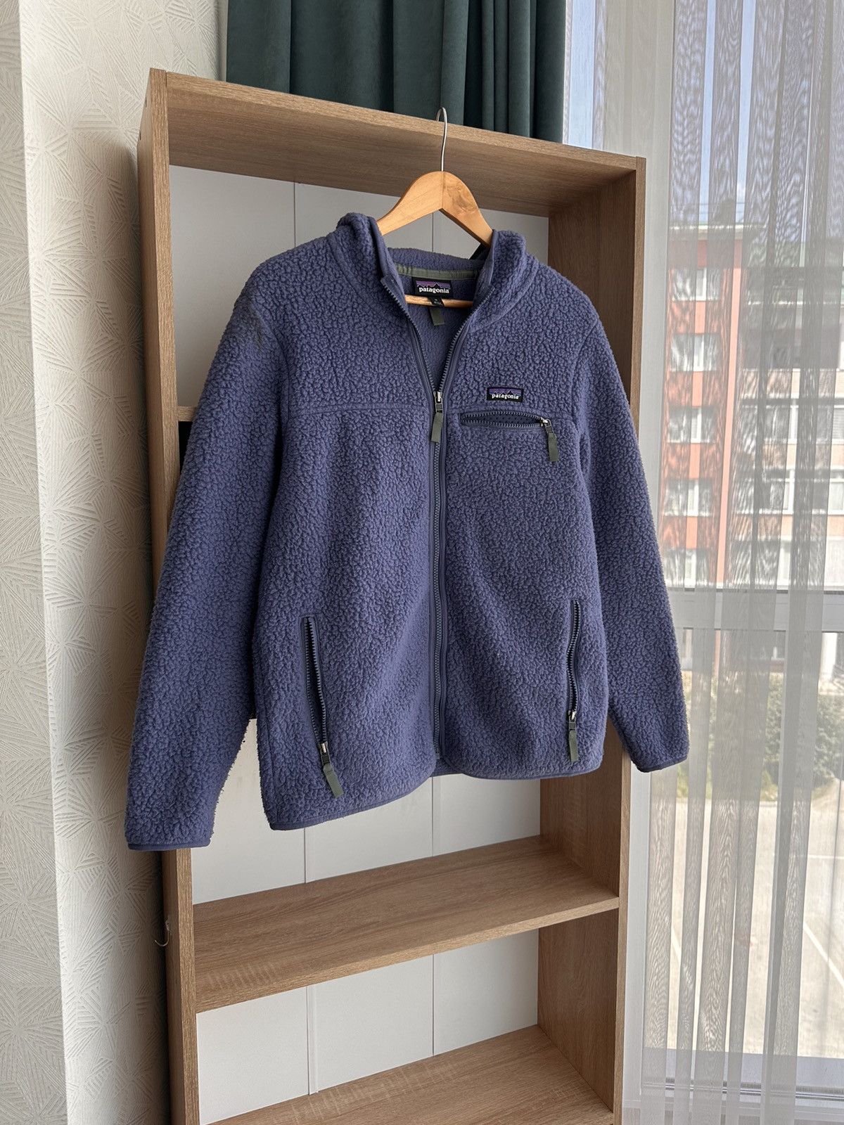 Patagonia × Vintage Vintage Patagonia Synchilla Blue Sherpa Jacket Size US S / EU 44-46 / 1 - 1 Thumbnail