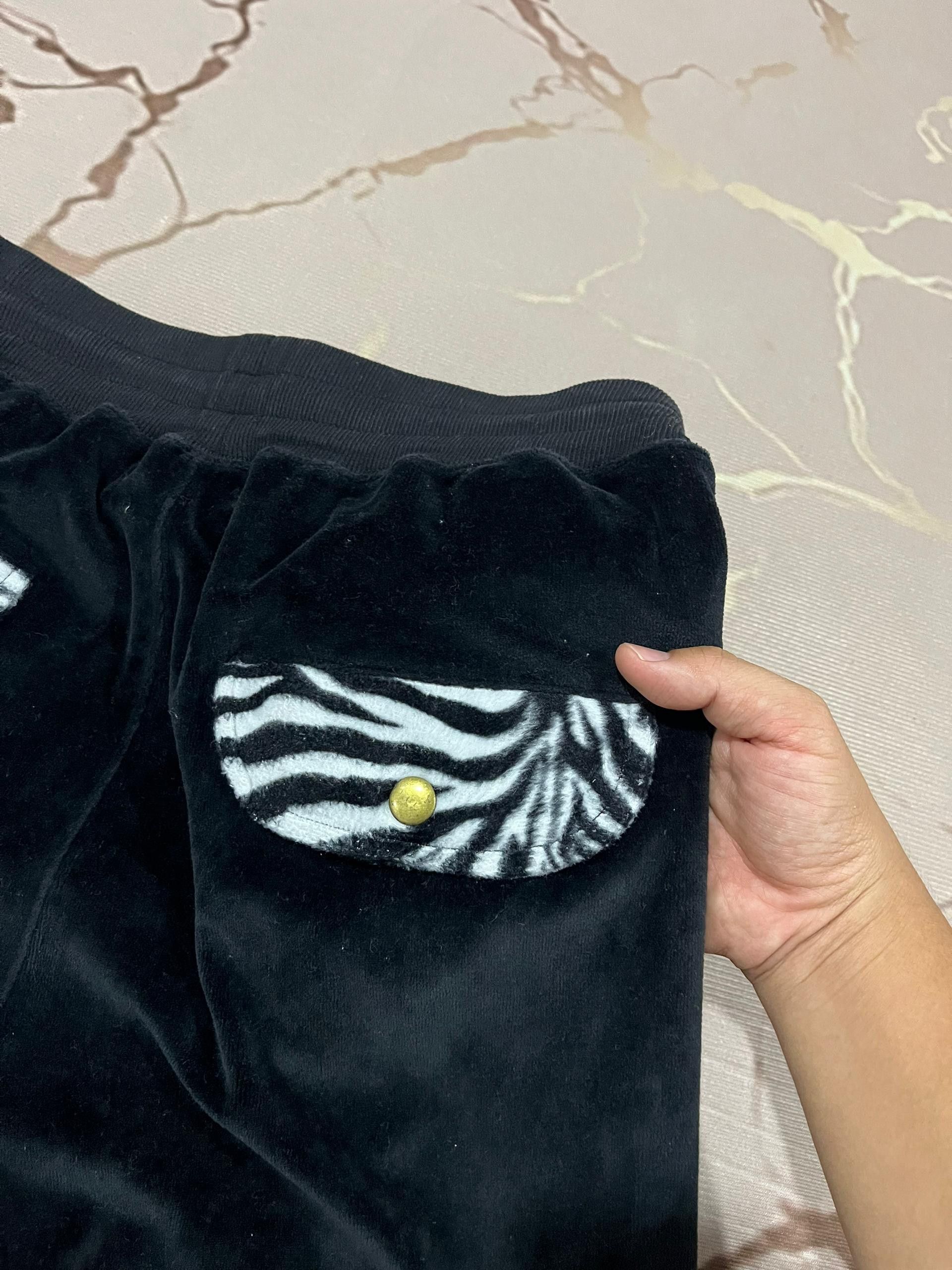 Japanese Brand 24 Karats Velvet Track Pants Script Logo M Size US 30 / EU 46 - 12 Thumbnail