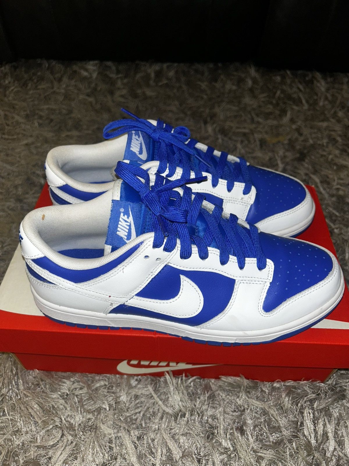 Nike Racer Blue and White nike dunks Size 8 Mens Size US 8 / EU 41 - 3 Thumbnail