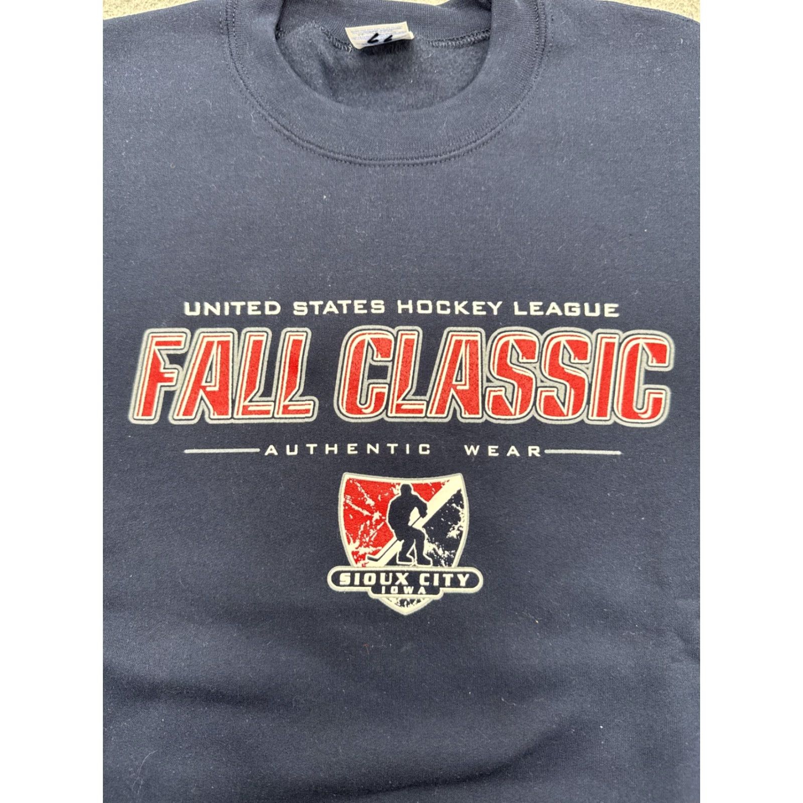 Gildan VTG USHL United States Hockey League Crewneck Sweatshirt Size M Blue Fall Classic Size US M / EU 48-50 / 2 - 2 Thumbnail