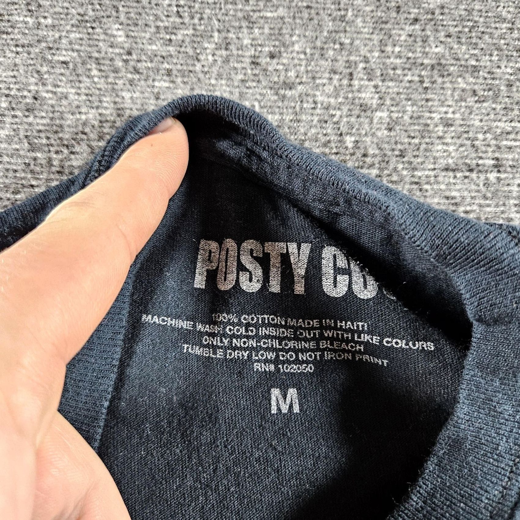 CO Post Malone Shirt Mens Medium Black Live Portrait Graphic Tee Tour Posty Co Size US M / EU 48-50 / 2 - 4 Thumbnail