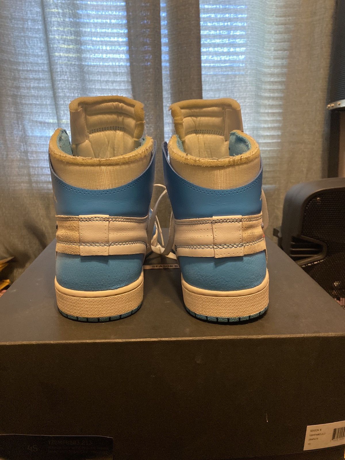 Off-White Off White Air Jordan Jordan 1 “UNC” Size US 14 / EU 47 - 4 Thumbnail