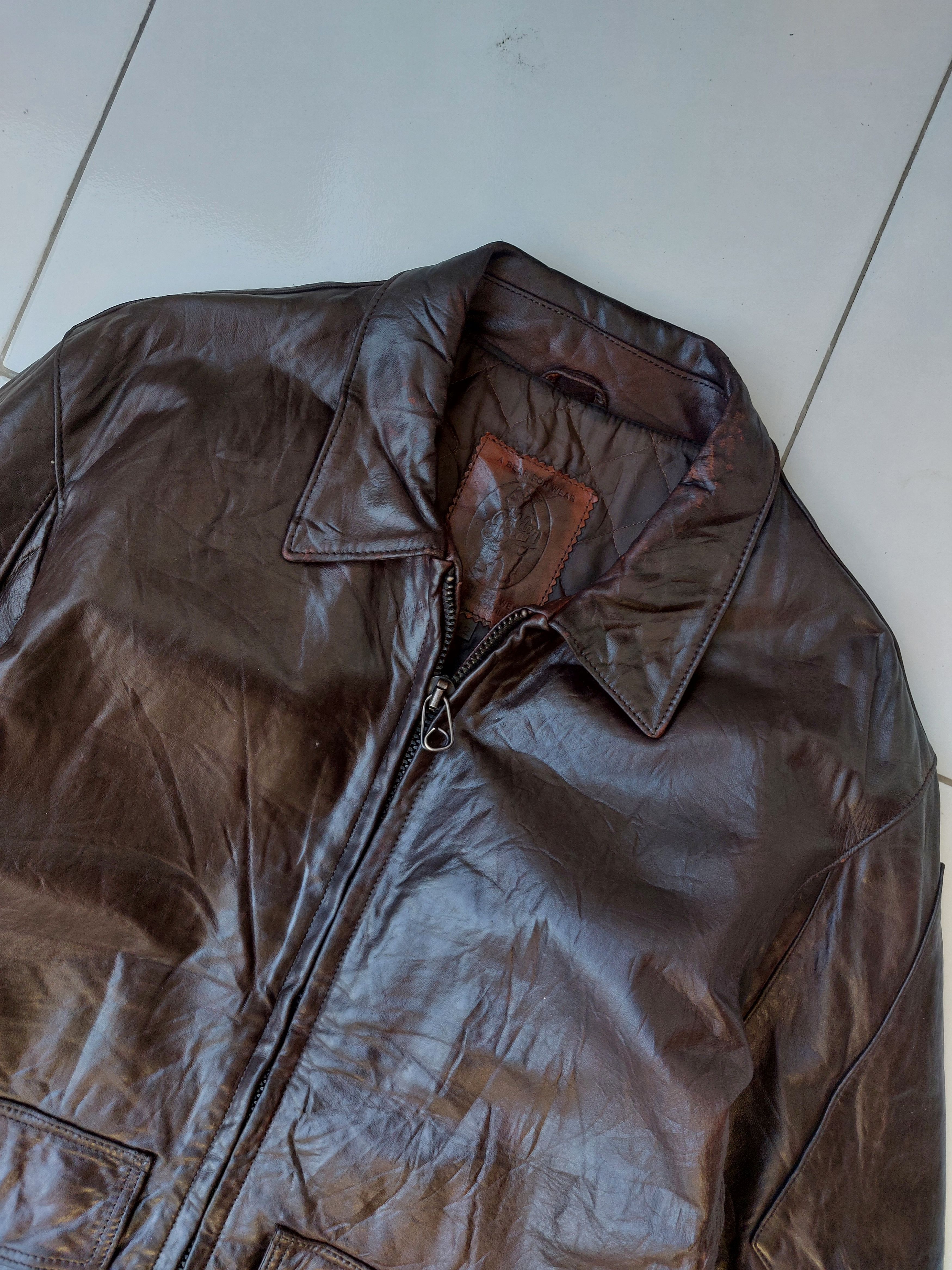 Golden Bear Golden Bear G-8 Vintage Leather Jacket Military Looks Size US L / EU 52-54 / 3 - 2 Thumbnail