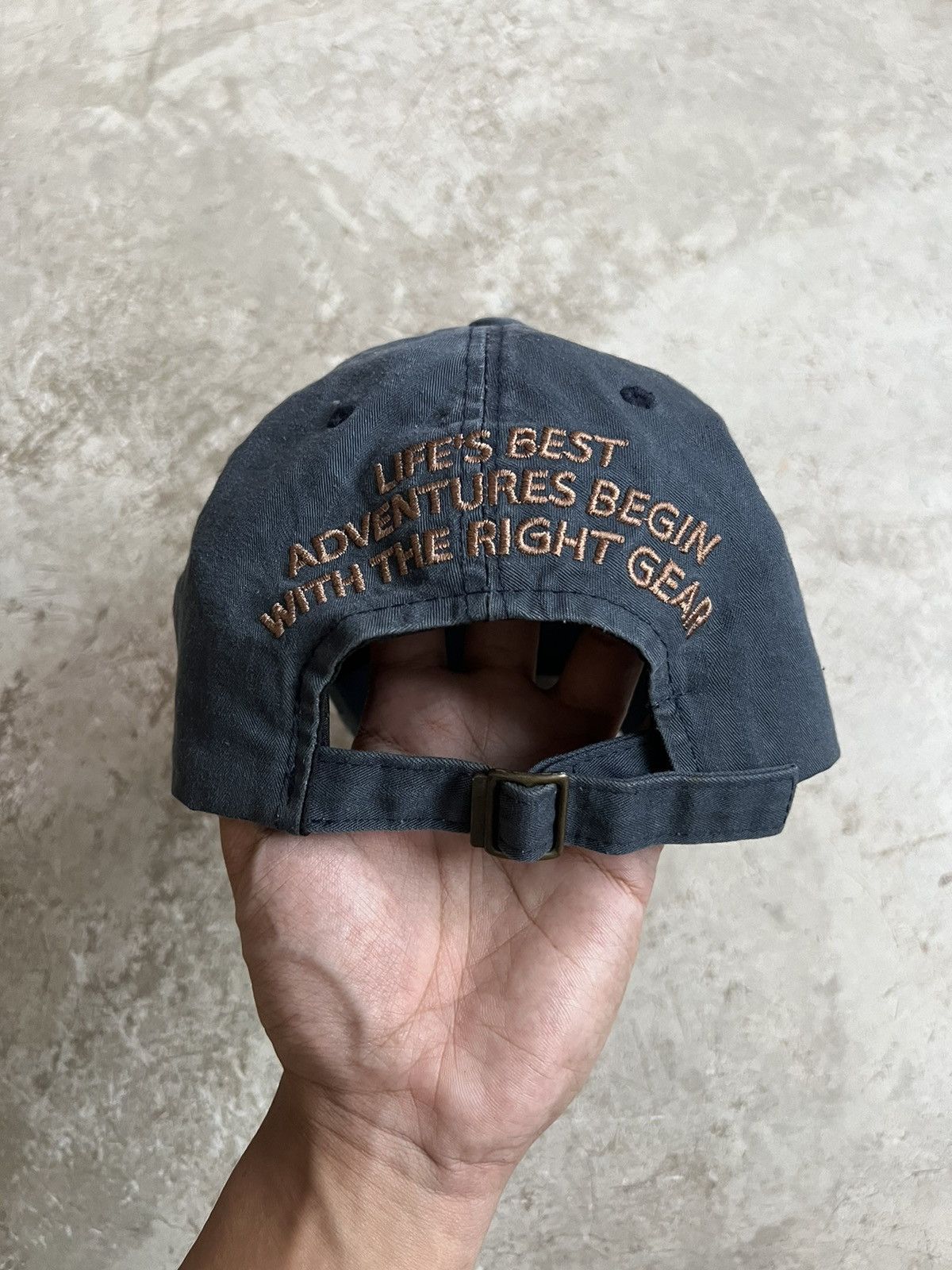 Japanese Brand Vintage “53” Distressed Tracker Hat Size ONE SIZE - 7 Thumbnail