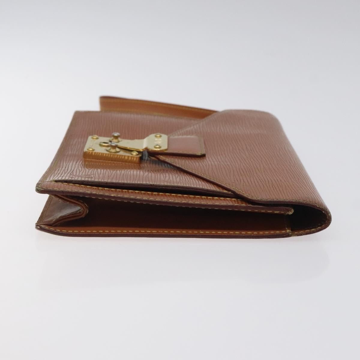 Louis Vuitton LOUIS VUITTON Epi Serie Dragonne Hand Bag Zipangu Gold Size ONE SIZE - 3 Thumbnail