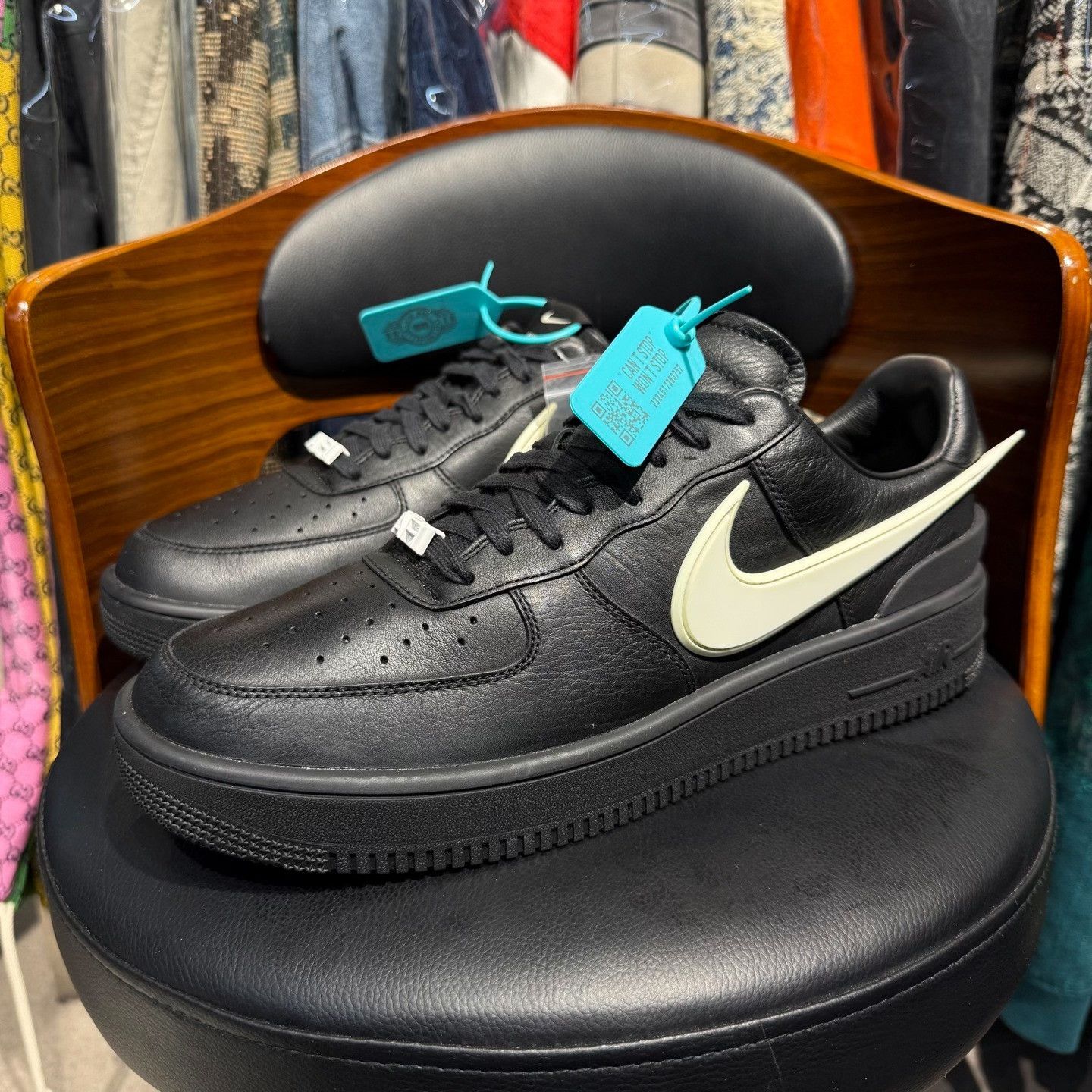 Nike Ambush AF1 Black Lowtop Sneakers 47.5 Men Size US 14 / EU 47 - 1 Thumbnail