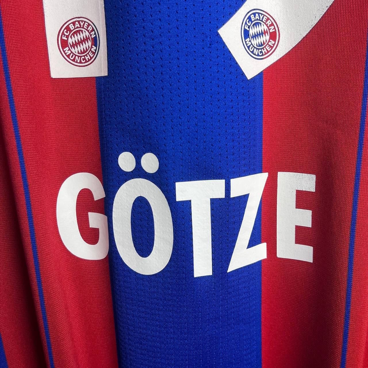 Adidas Bayern Munchen 2014 Football Soccer Jersey #19 Mario Gotze Size US S / EU 44-46 / 1 - 11 Thumbnail