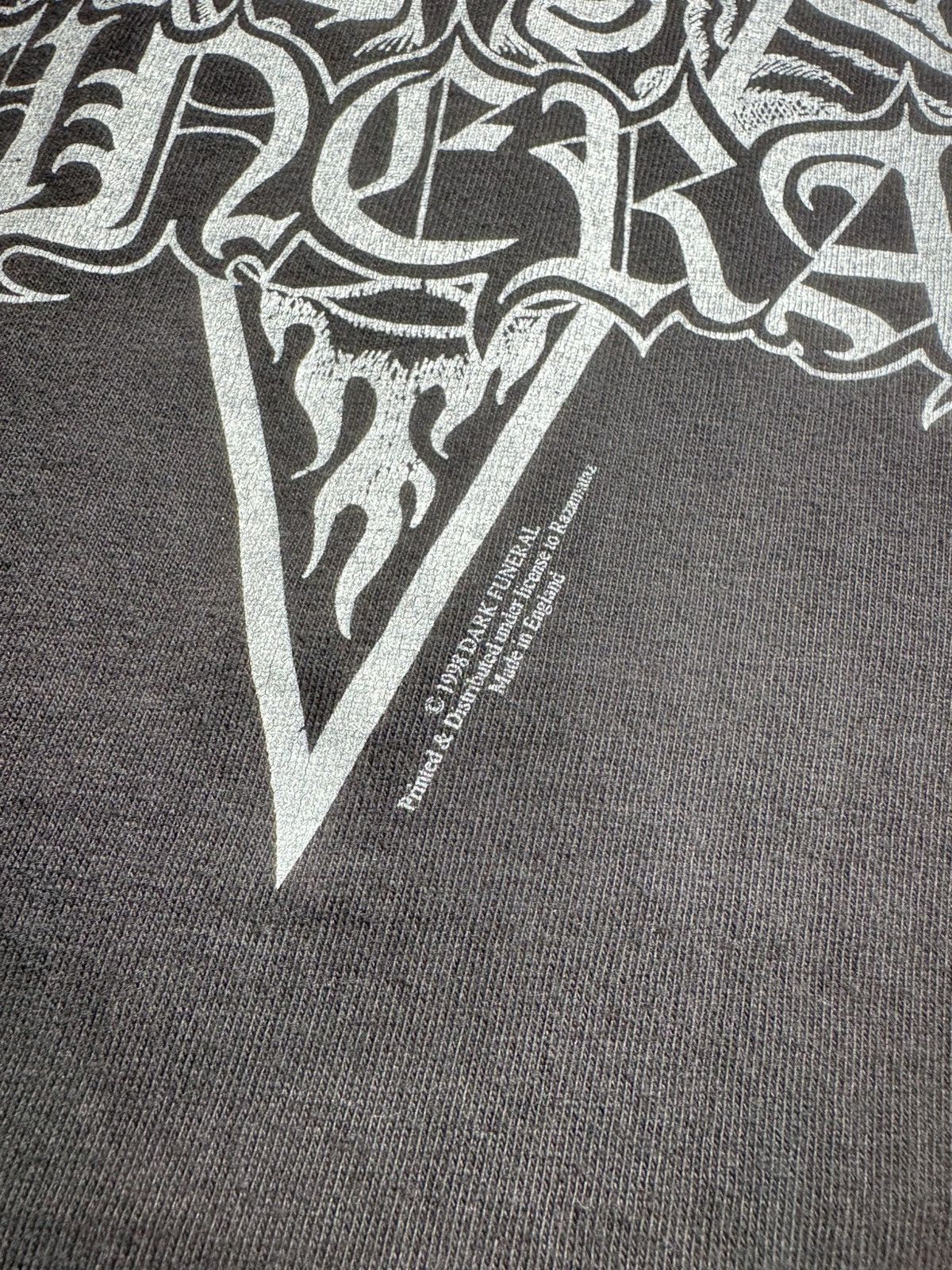 Vintage Vintage Dark Funeral Bleed for Satan Tour 1998 Size US XL / EU 56 / 4 - 3 Thumbnail
