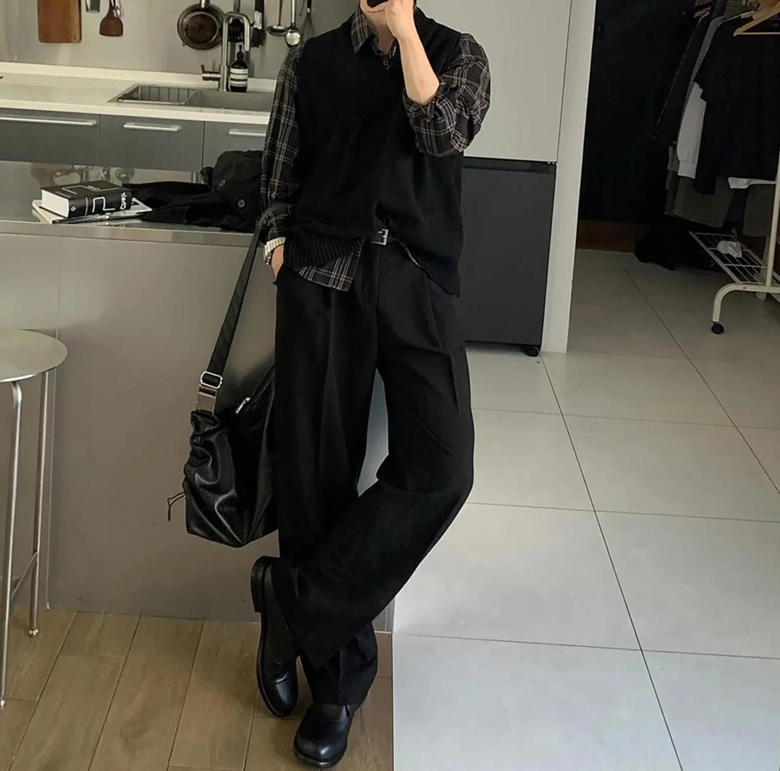 Other Pleat Front Black Dress Pants Size US 32 / EU 48 - 3 Thumbnail