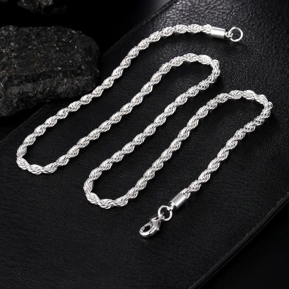 Designer × Jewelry Twisted Rope Necklace🔥🔥🔥 Size ONE SIZE - 1 Thumbnail