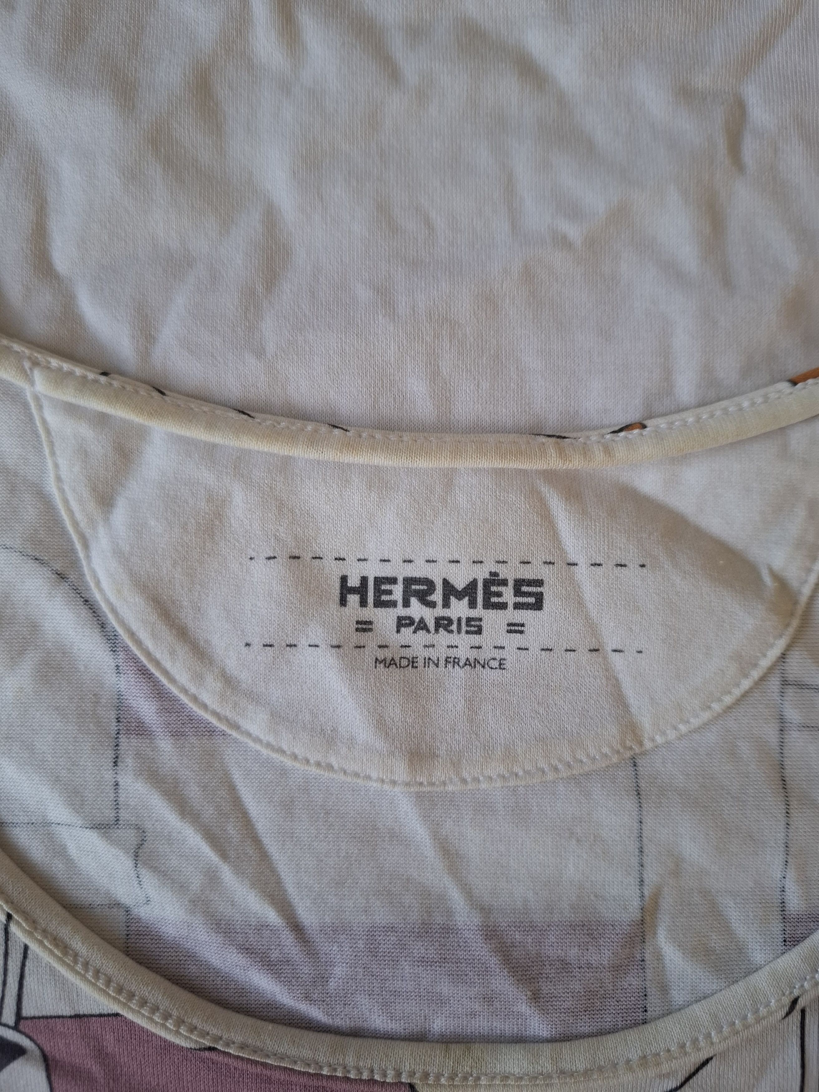 Hermes Vintage Hermes Paris Baroque tee shirt Size US M / EU 48-50 / 2 - 3 Thumbnail