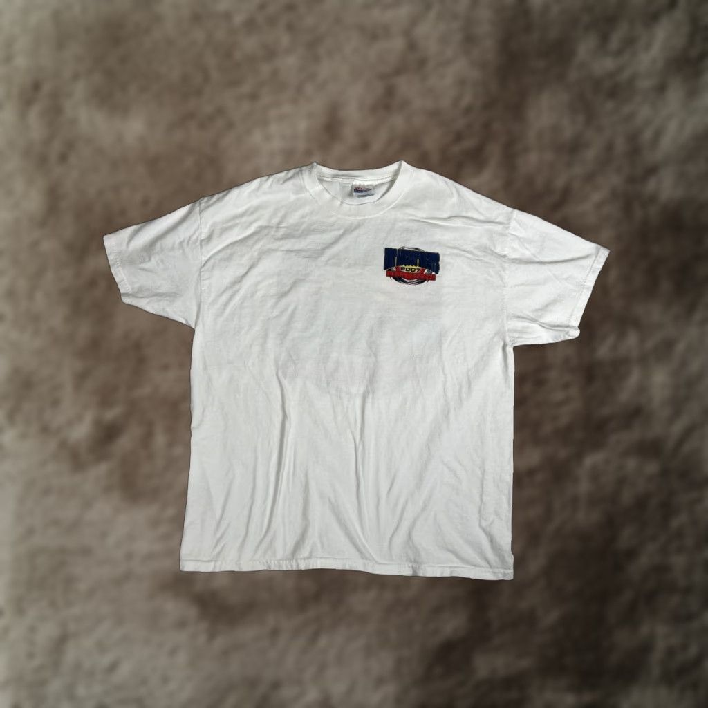 Port & Company VINTAGE Port & Company Shirt Mens XL White 2007 Hot August Nights Reno Sparks Classic Car Tee Size US XL / EU 56 / 4 - 1 Thumbnail