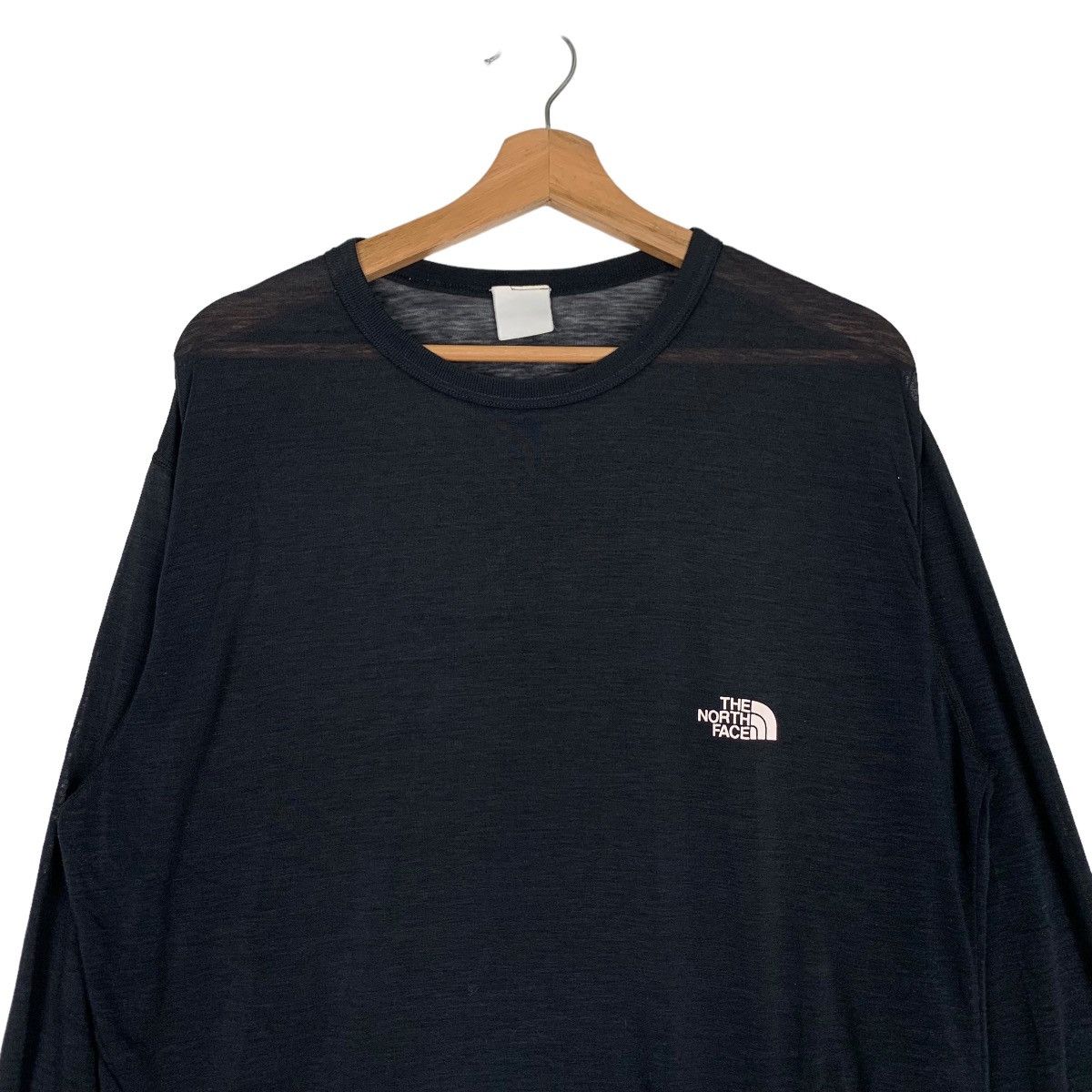The North Face TNF Embroidery Small Logo Long Sleeve Thin Tees #0346-C16 Size US L / EU 52-54 / 3 - 3 Thumbnail