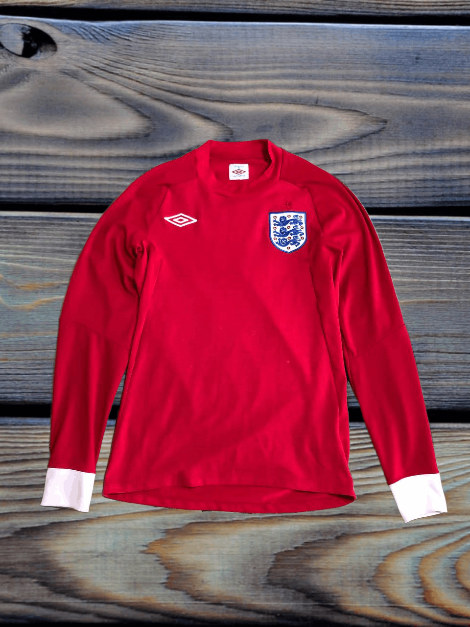 Umbro Umbro England Long Sleeve Jersey Away football shirt Size US S / EU 44-46 / 1 - 1 Thumbnail