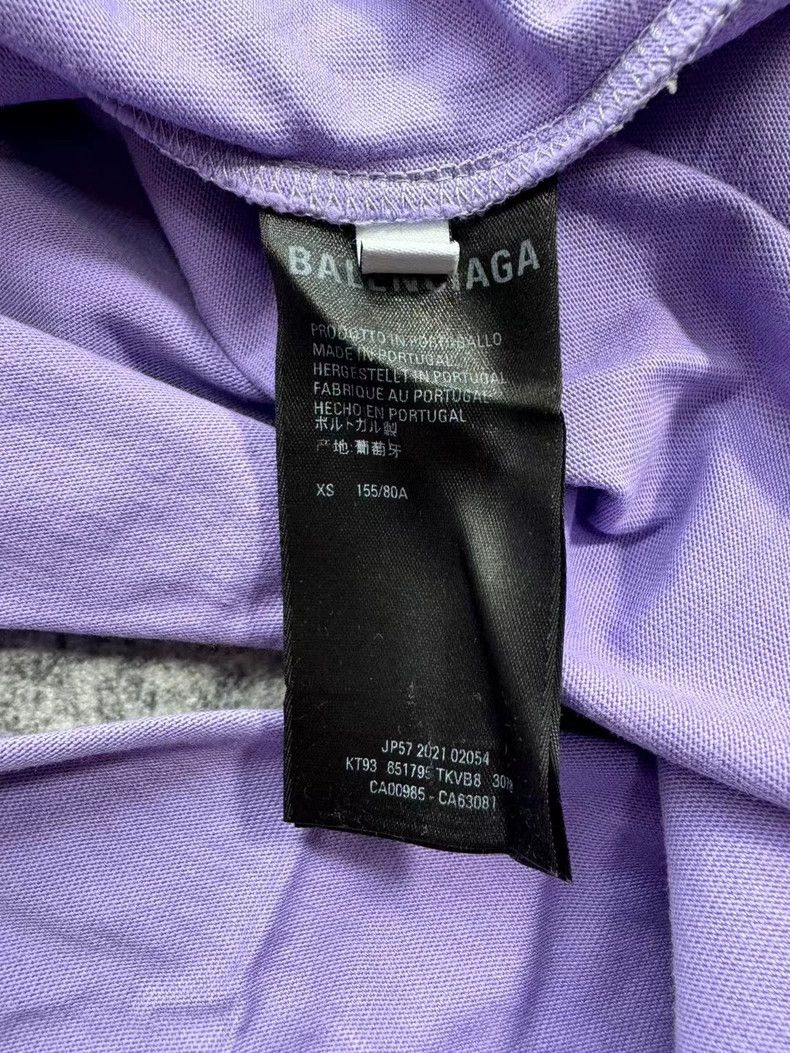 Balenciaga Balenciaga Purple havoc short sleeves Size US XS / EU 42 / 0 - 5 Thumbnail