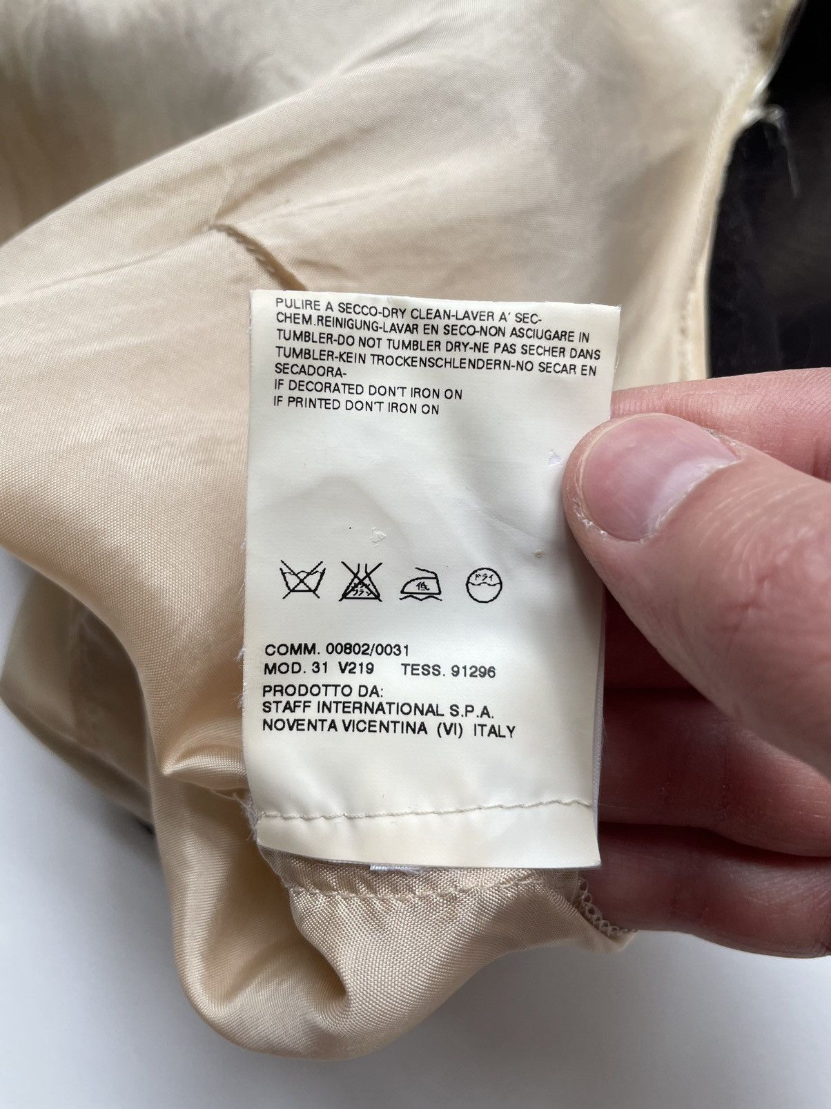 Maison Margiela S/S 03 Raw Edge Lifted Up Skirt Dress Size M / US 6-8 / IT 42-44 - 9 Thumbnail