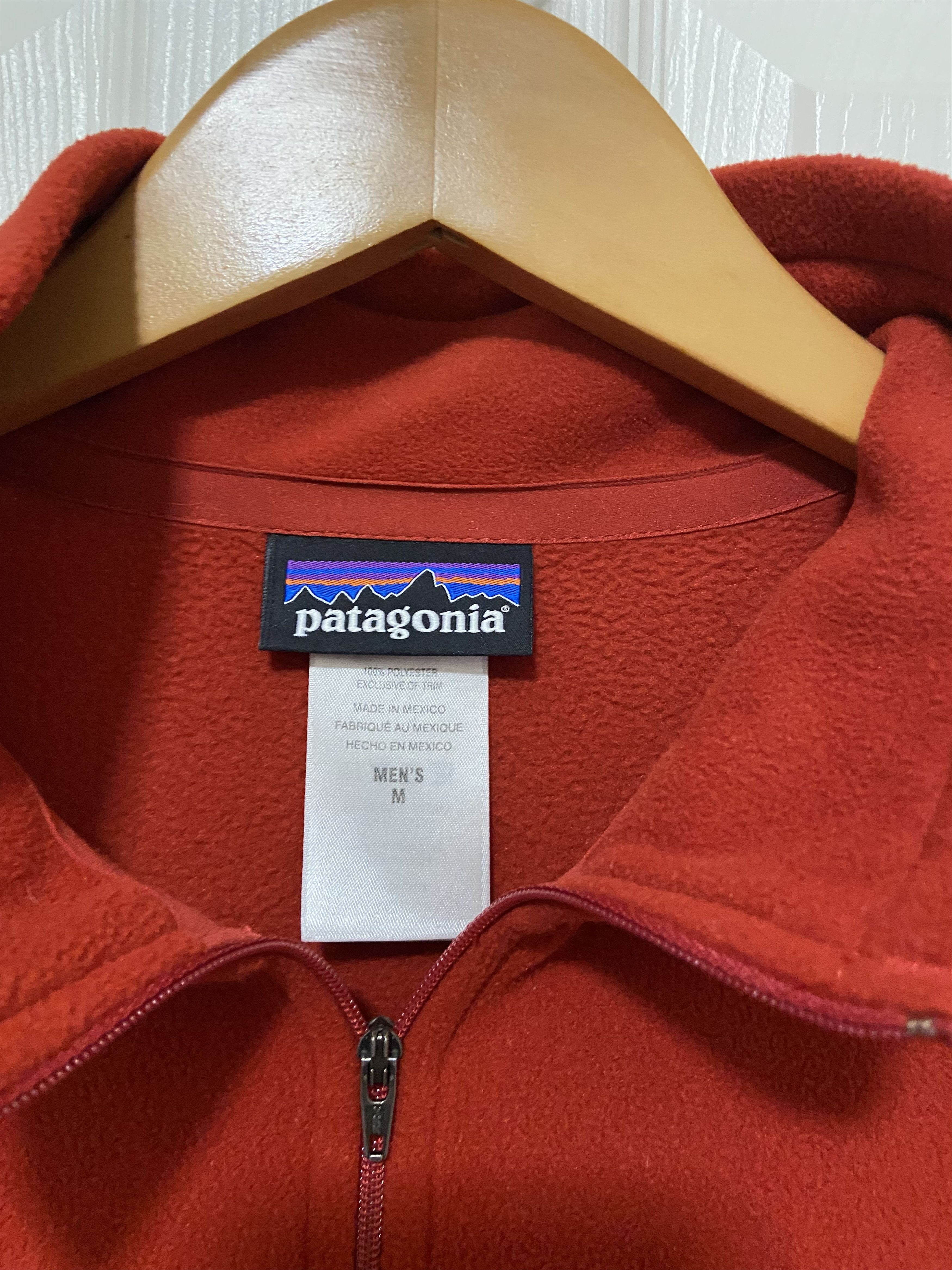 Patagonia Patagonia Micro D 1/4 Zip Fleece Pullover M Red Lightweight Size US M / EU 48-50 / 2 - 4 Thumbnail