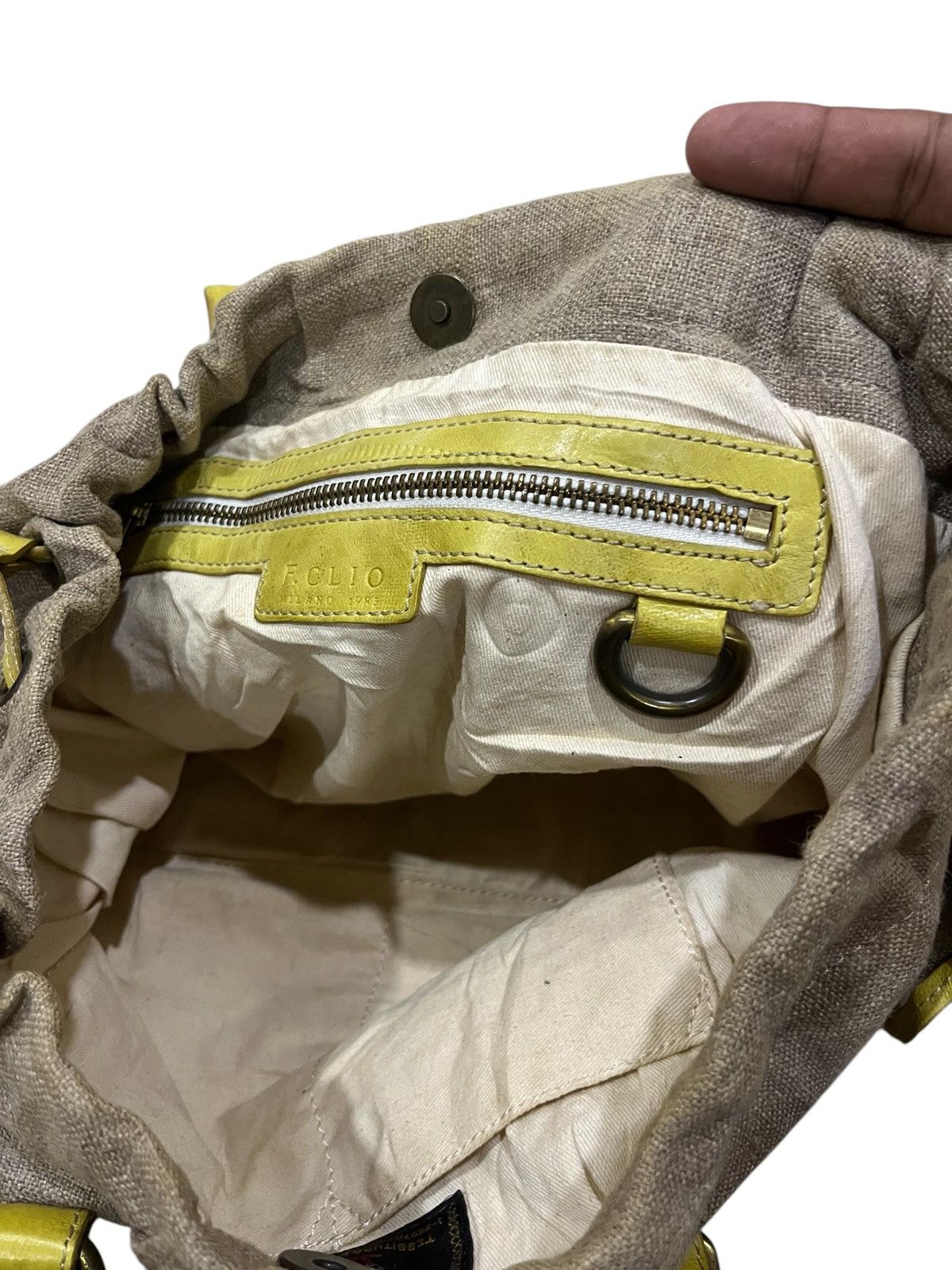Vintage F.CLIO tote bag vintage Size ONE SIZE - 9 Thumbnail