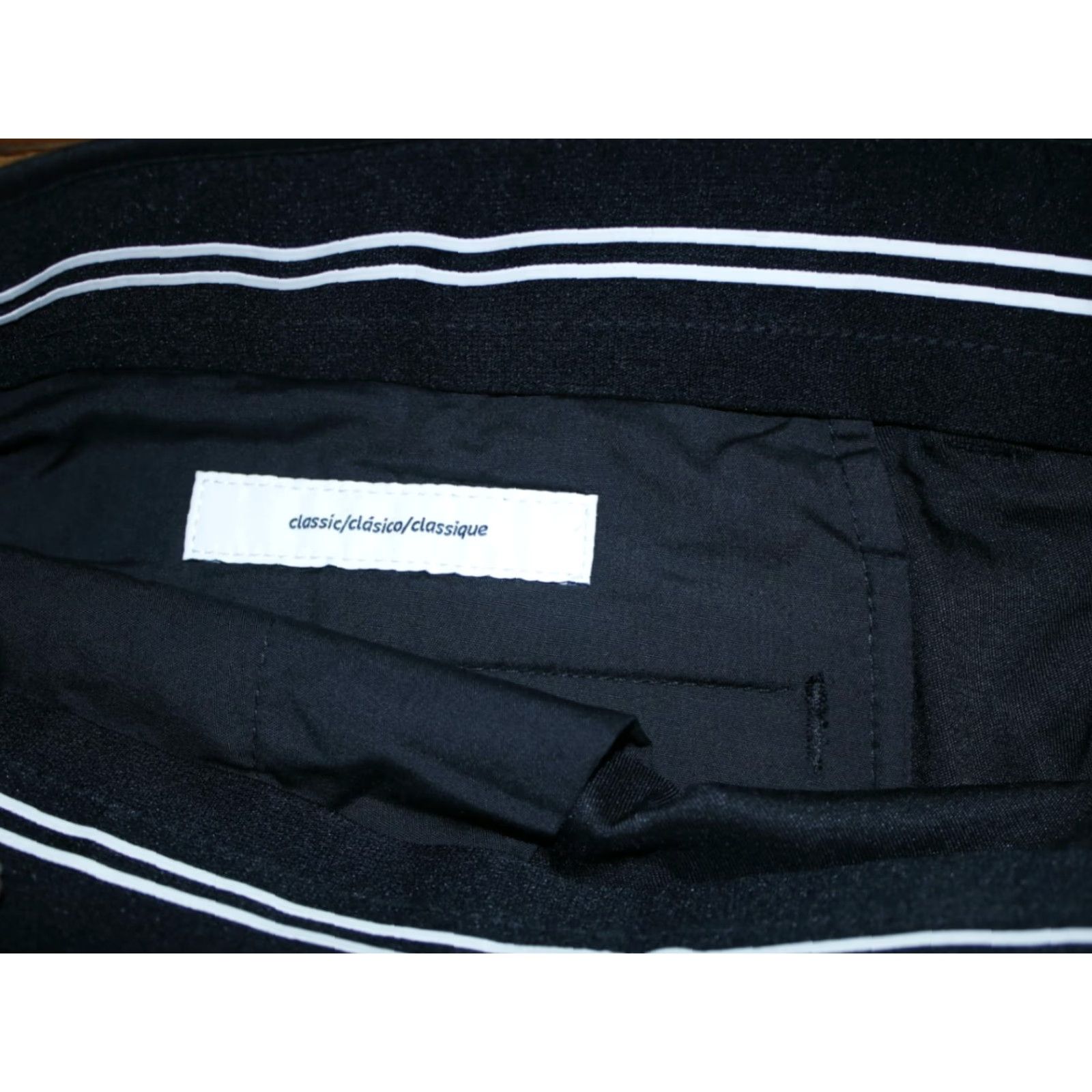 Essentials Amazon Essentials Mens Black Solid Classic Fit Flat Front Pants 42x29 Slashed Pockets Button Zipper High Rise All Season Golf Style Size US 42 / EU 58 - 6 Thumbnail