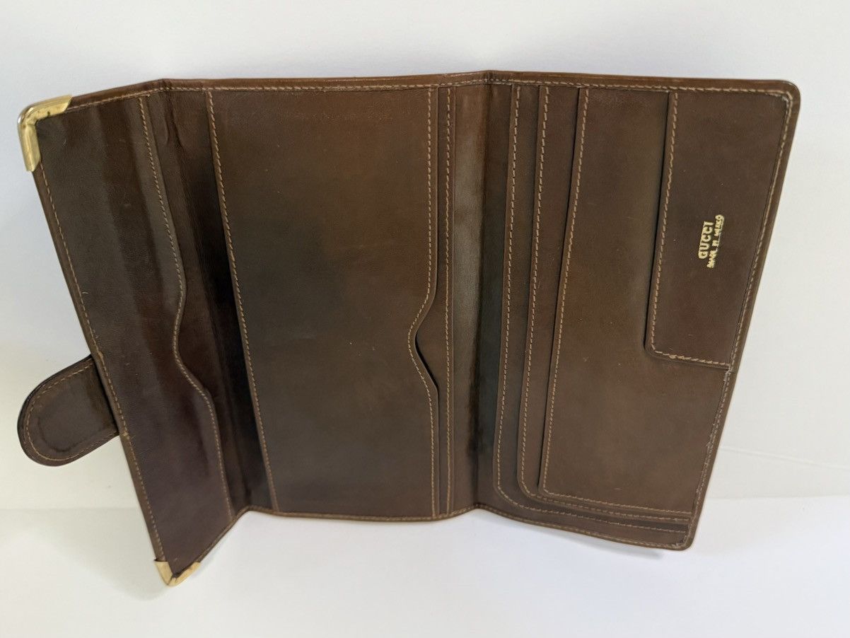 Gucci Vintage Gucci checkbook wallet Size ONE SIZE - 8 Thumbnail