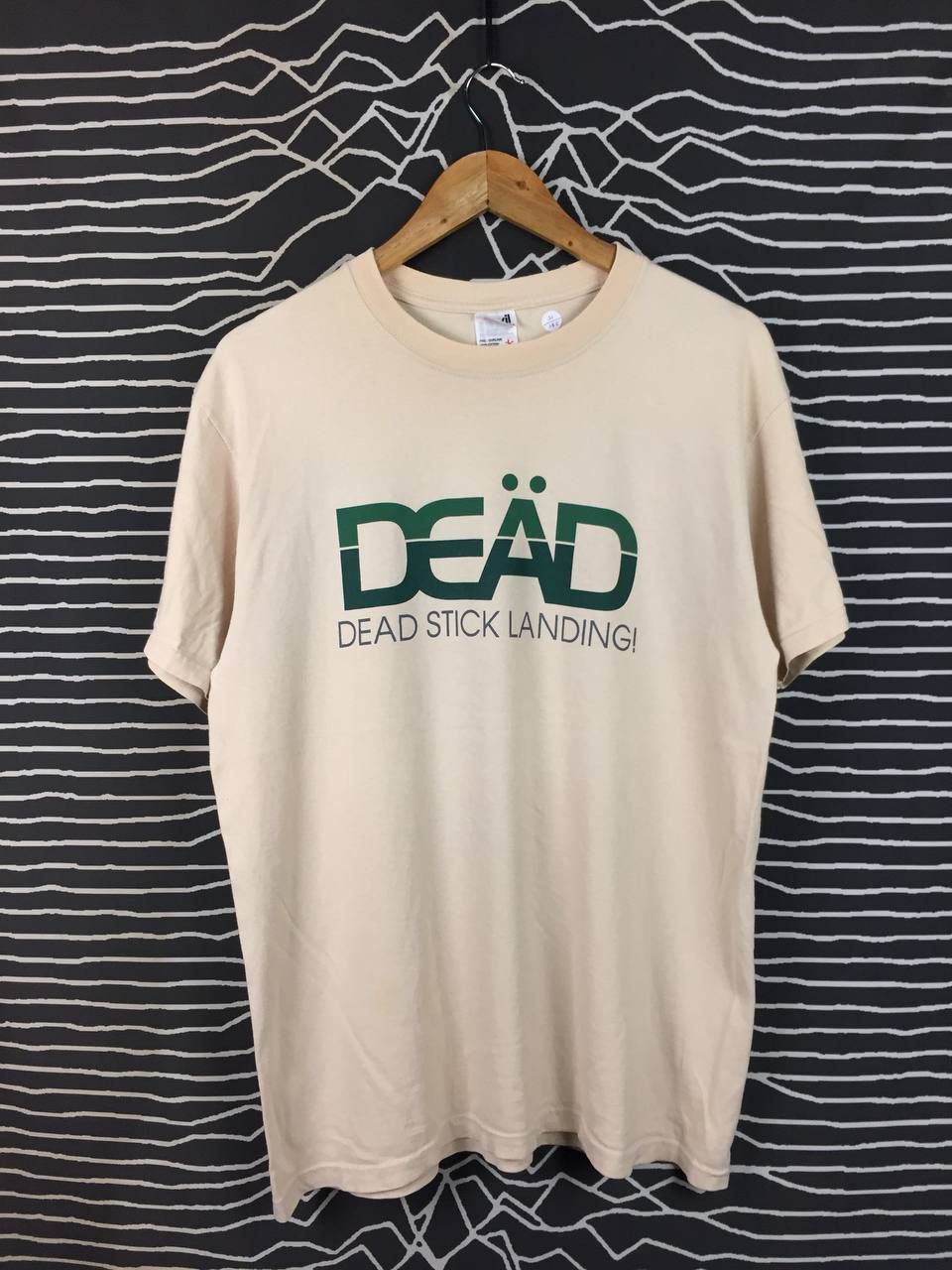 Vintage Vtg 00s Dead Stick Landing DEÄD Logo Aviation Aesthetic Tee Size US L / EU 52-54 / 3 - 1 Thumbnail