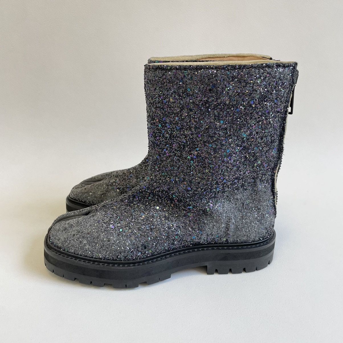 Maison Margiela A/W 19 Glitter Hunter Tabi Boots Size US 7 / IT 37 - 3 Thumbnail