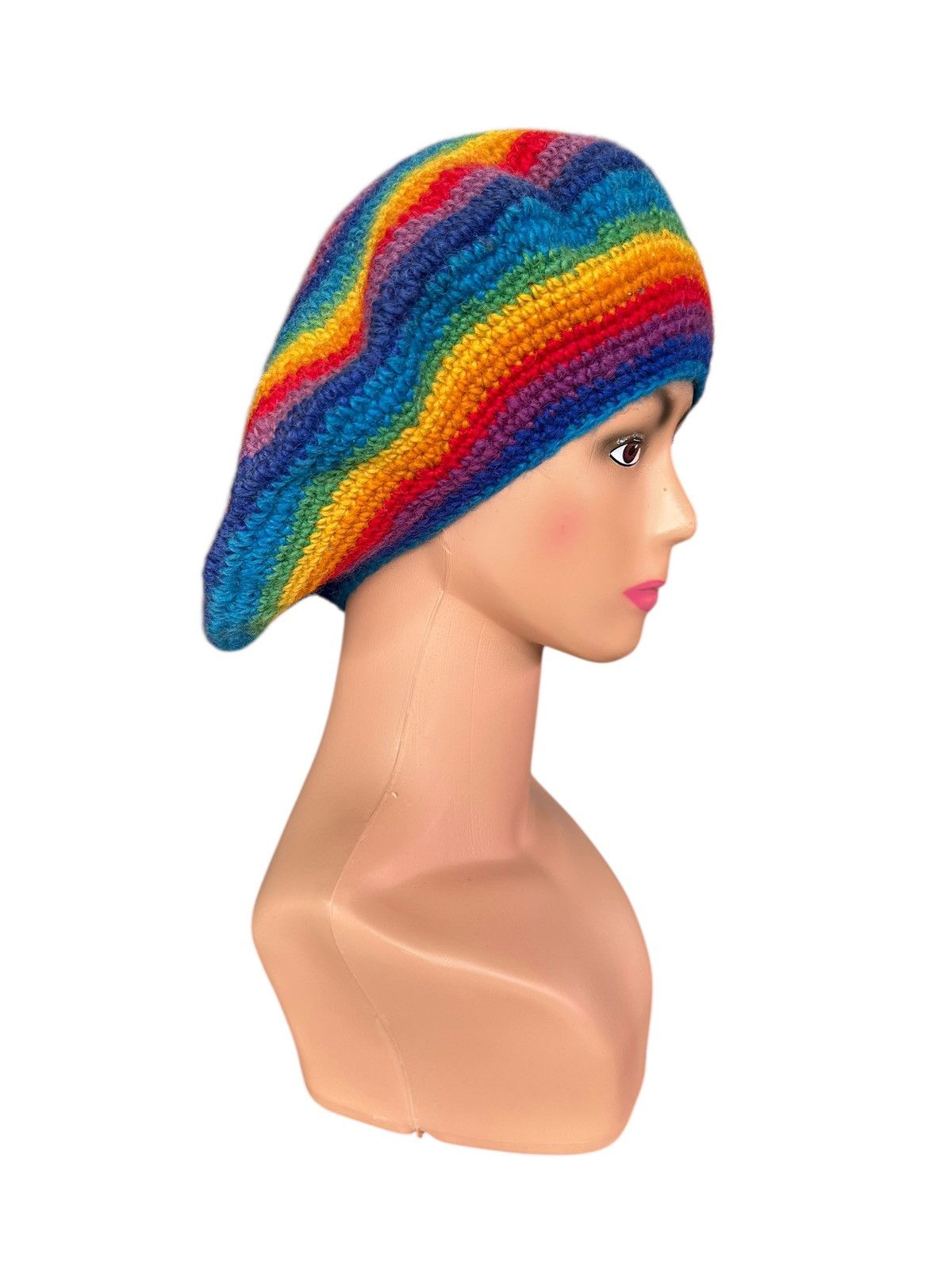 Japanese Brand × Kapital × Vintage Crochet Knitted Handmade Hippies Style big Hats Size ONE SIZE - 4 Thumbnail