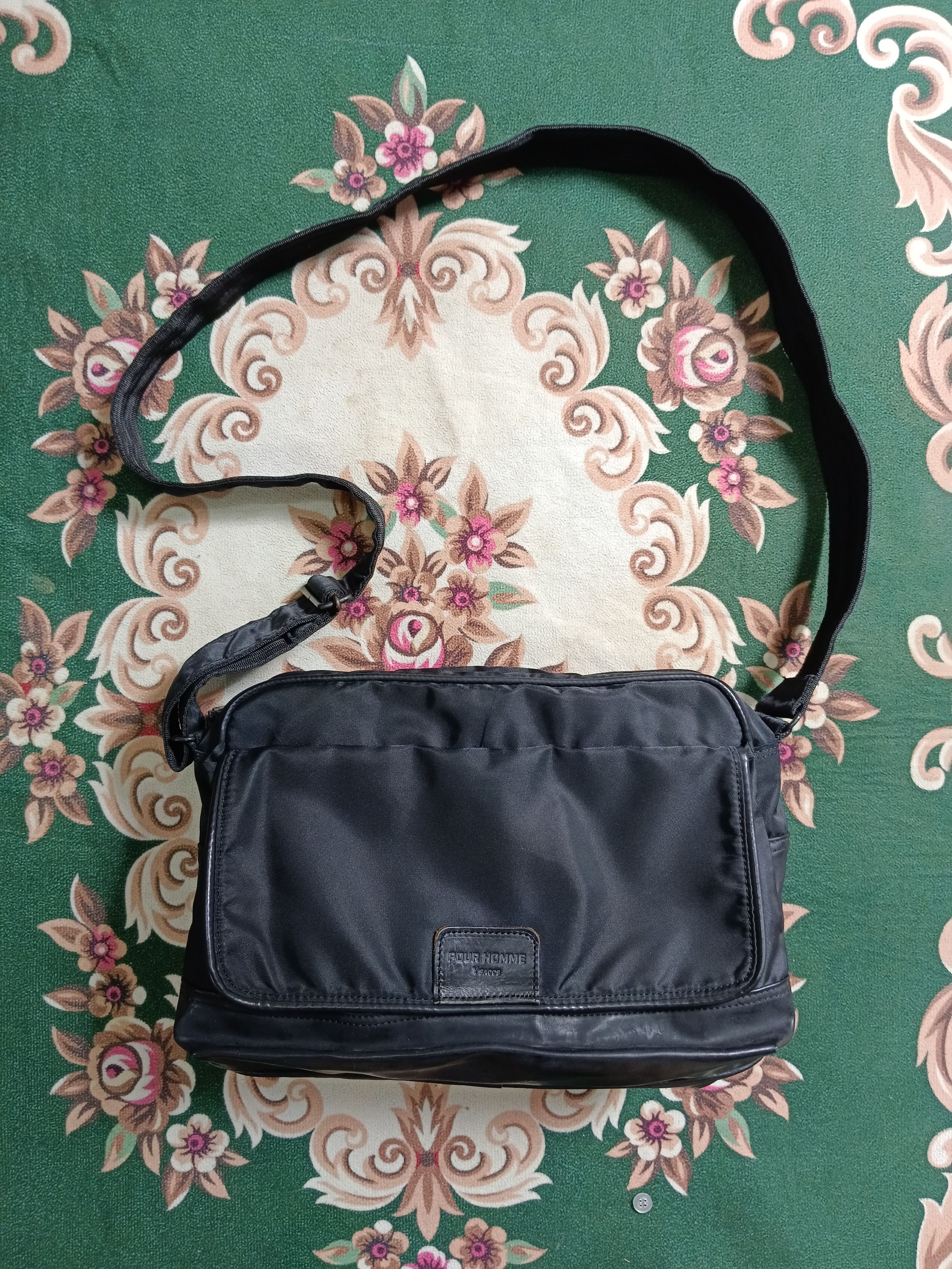 Yohji Yamamoto INSANE 90🔥YOHJI YAMAMOTO YSAC BLACK ICONIC SLING/CROSSBODY Size ONE SIZE - 2 Thumbnail