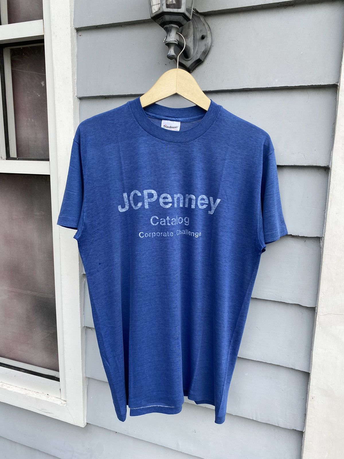 Vintage Vintage Stedman 80s JC Penney Single Stitch Made In USA Size US L / EU 52-54 / 3 - 1 Thumbnail