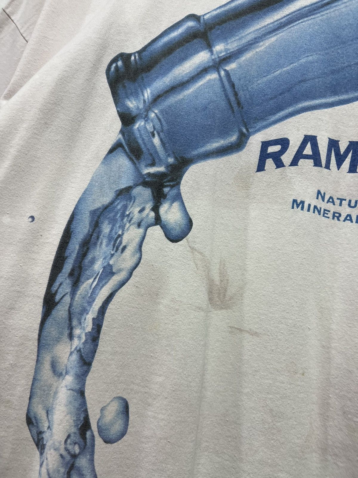 Vintage Vintage 90’s Ramlösa Mineral Water Promo Tshirt Size US L / EU 52-54 / 3 - 4 Thumbnail