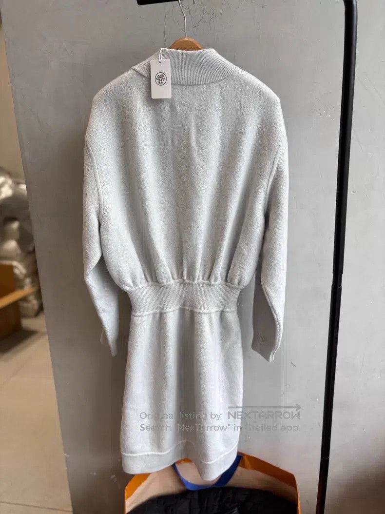 Hermes Hermes Wool and Silk Blend Dress Size XS / US 0-2 / IT 36-38 - 4 Thumbnail