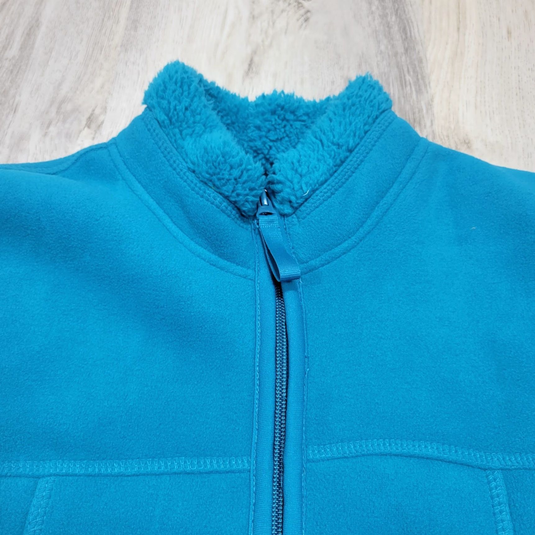 Coldwater Creek VINTAGE Coldwater Creek Women's Vest Sherpa Full Zip XS Blue NWT Size XS / US 0-2 / IT 36-38 - 5 Thumbnail